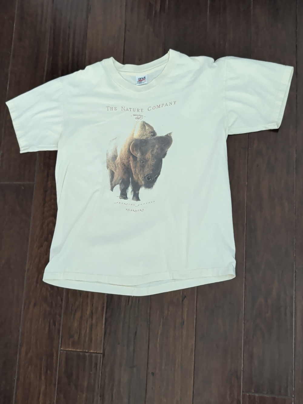 Vintage 90s The Nature Company Bison Graphic Tee  L Single Stitch